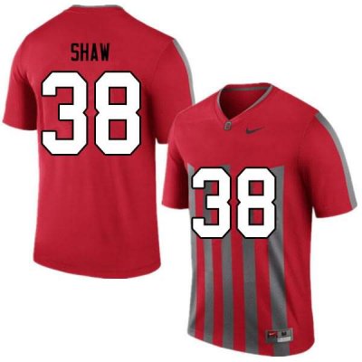 NCAA Ohio State Buckeyes Men's #38 Bryson Shaw Retro Nike Football College Jersey NFC5245AO